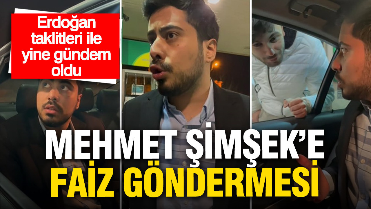 Muhammet Nur Nahya’nın Erdoğan Taklidi ile Ekonomi Bakanı Şimşek’e Dikkat Çeken Göndermeler