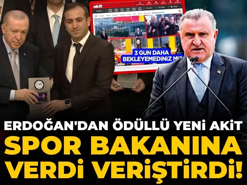Erdoğan’dan Yeni Akit’e Sert Eleştiriler: Spor Bakanı Kıskançlıkla Hedef Alındı!