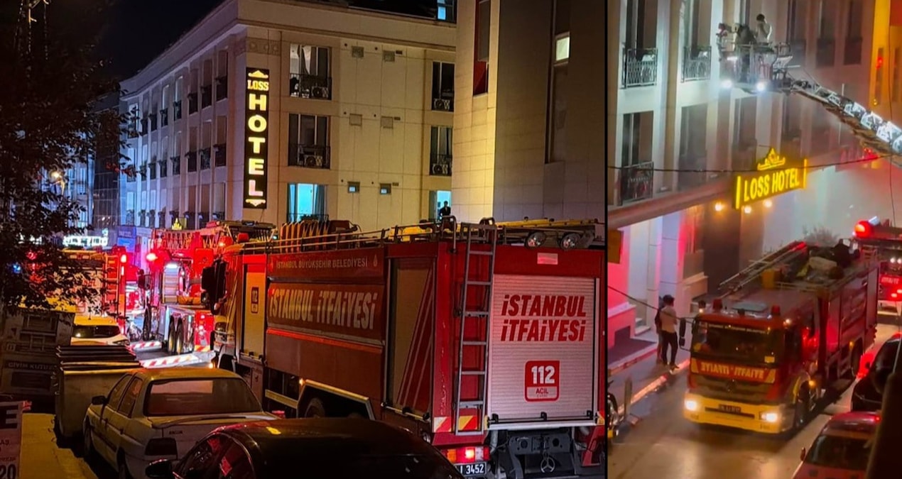 Esenyurtta otel yangini musteriler korku dolu anlar yasadi fTFXTKE2